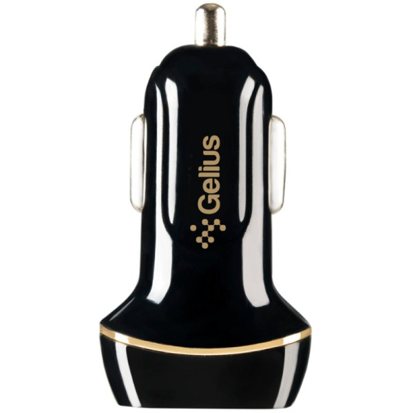 Автомобильное зарядное устройство Gelius Ultra Voyager GU-CC02 2USB 2.4A + кабель Lightning Black