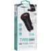 Автомобильное зарядное устройство Gelius Pro Twix GP-CC006 USB+Type-C QC/PD18W Black