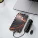 Повербанк XO PR281 5000 mAh для IP з ліхтариком Black