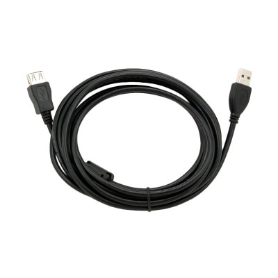 USB 2.0 extension cord 1,5m AM-AF Black
