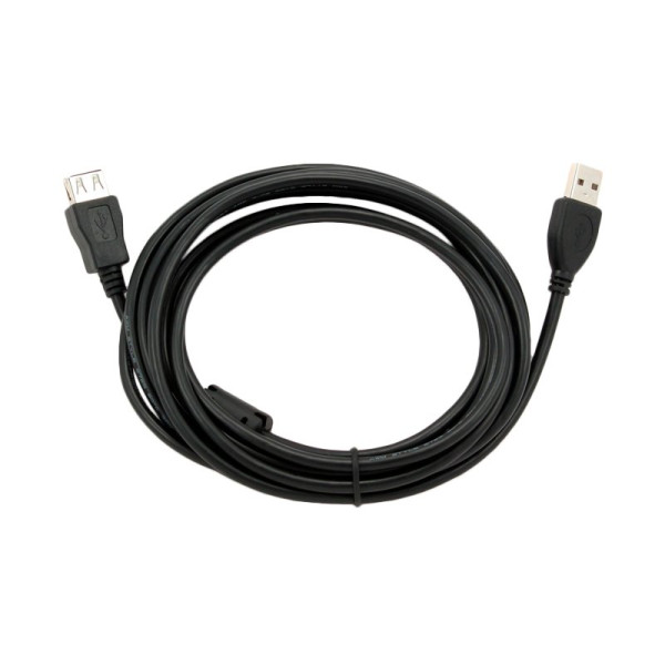 USB 2.0 extension cord 1,5m AM-AF Black