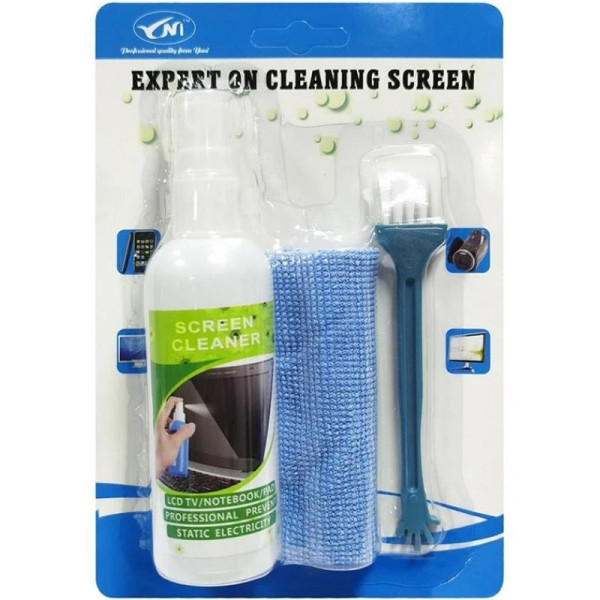 Cleaning Kit for office equipment 3in1 Handboss FH-HB021 (spray/brush/microfiber)