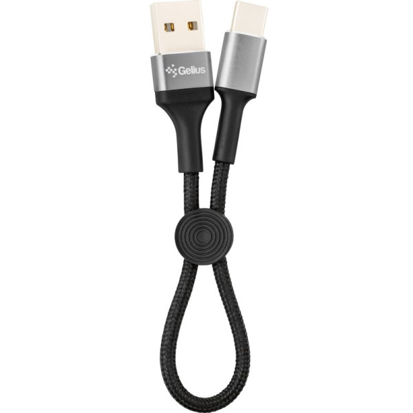 Кабель USB Gelius Short GP-UC107 Type-C (0.2м) Black