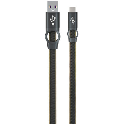 Кабель USB Gelius Flexible 2 GP-UC07c Type-C (1м) (10W) Black