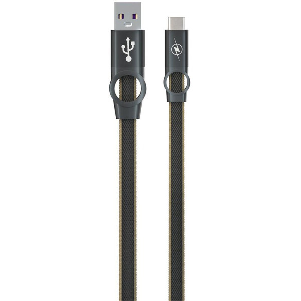 Кабель USB Gelius Flexible 2 GP-UC07c Type-C (1м) (10W) Black