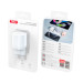 Мережевий зарядний пристрій XO L144 1USB + 1Type-C PD20W Blue