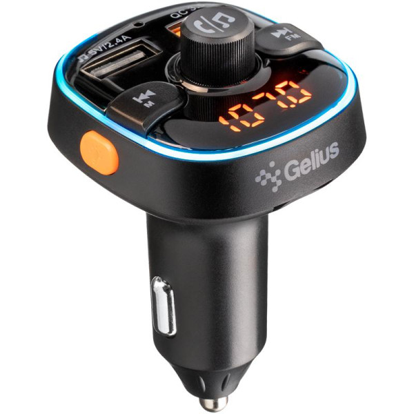FM Modulator Gelius Pro RGB-QC GP-FMT050 (12 мес)