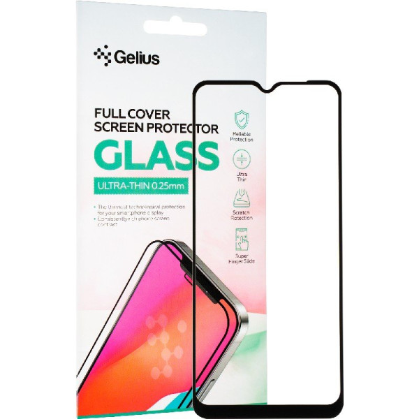 Защитное стекло Gelius Full Cover Ultra-Thin 0.25mm для Oppo A57/A58 (5G) Black