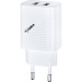 Мережевий зарядний пристрій Gelius Vogue GP-HC011 2USB 2.4A 12W + кабель MicroUSB White
