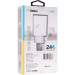Мережевий зарядний пристрій Gelius Vogue GP-HC011 2USB 2.4A 12W + кабель MicroUSB White