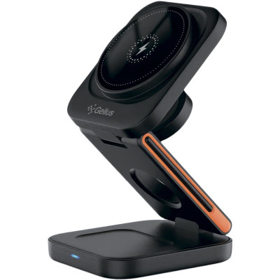 Беспроводное зарядное устройство Gelius Gravico 3in1 GP-WC014 15W Black