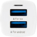 Автомобильное зарядное устройство Gelius Apollo GP-CC01 2USB 3.1A 15W + кабель Type-C White